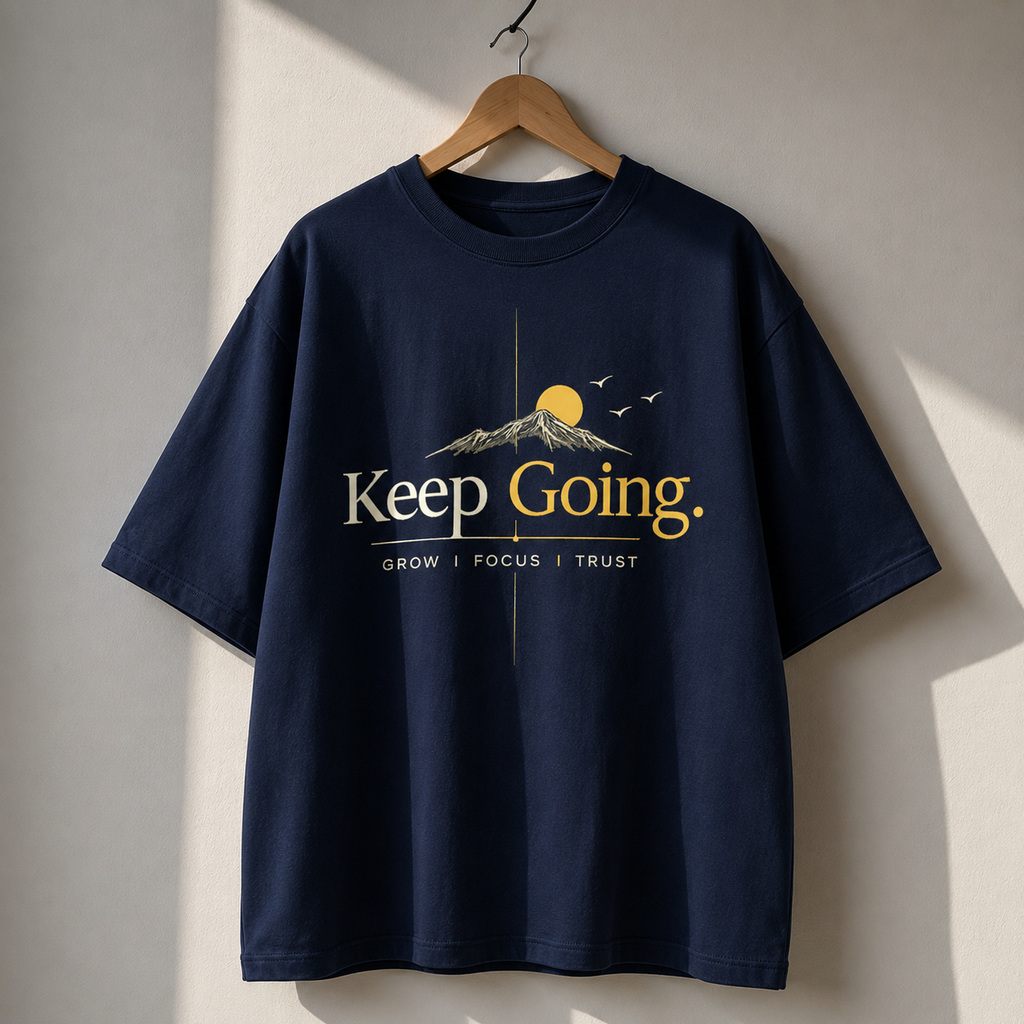 Keep Going- Oversized Classic T-Shirt