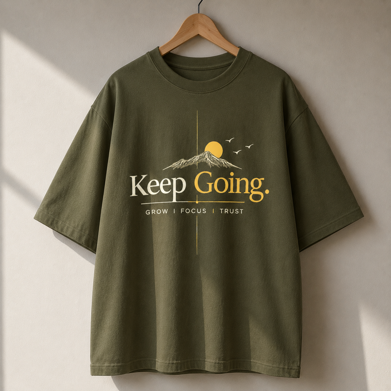 Keep Going- Oversized Classic T-Shirt