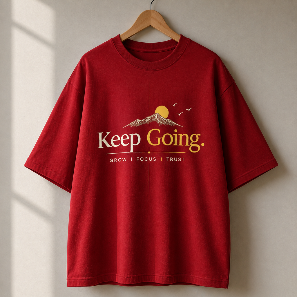 Keep Going- Oversized Classic T-Shirt